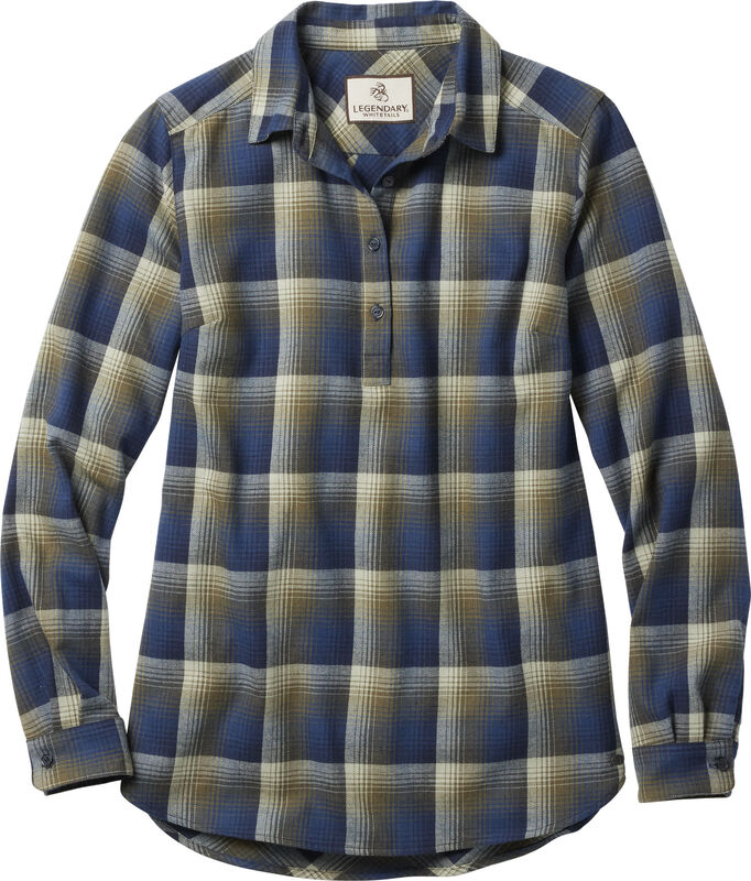 Women's Firelight Popover Flannel Tunic Top image number 0