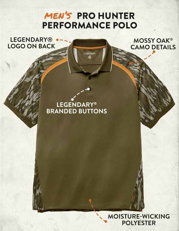 Men's Pro Hunter Performance Polo Shirt image number 2