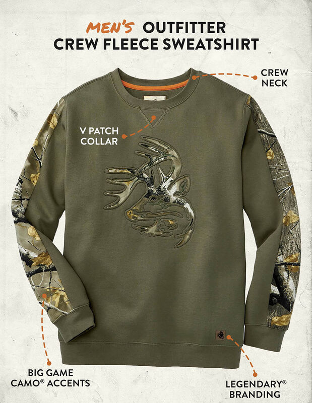 Men's Outfitter Crew Neck Fleece Sweatshirt image number 4
