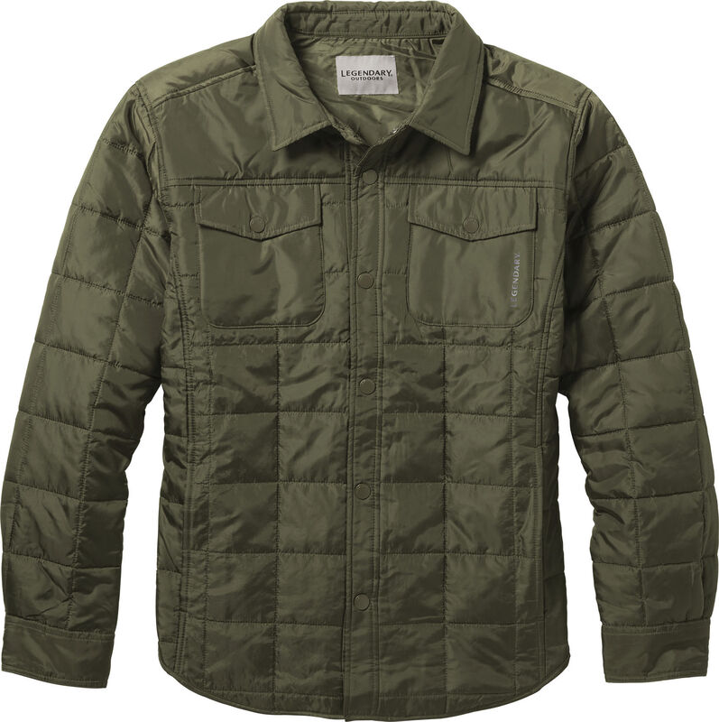 Legendary Outdoors Men's Performance Quilted Shirt Jacket image number 0