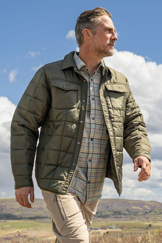 Legendary Outdoors Men's Performance Quilted Shirt Jacket image number 2