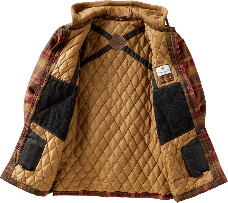 Men's Concealed Carry Maplewood Hooded Shirt Jacket image number 4