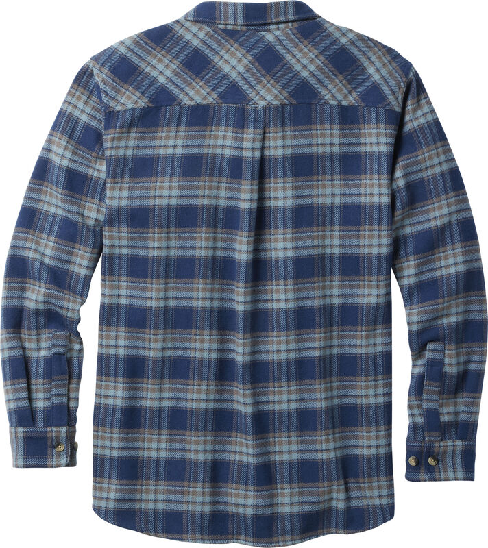 Brawny Plaid Long Sleeve Flannel Button Up Shirt image number 1