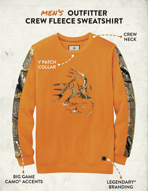 Men's Outfitter Crew Neck Fleece Sweatshirt image number 3