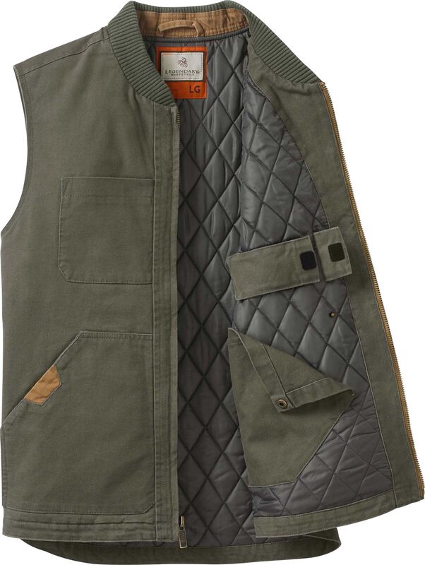 Men's Canvas Cross Trail Workwear Vest image number 3