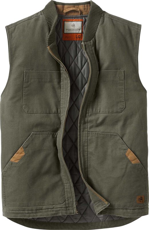 Men's Canvas Cross Trail Workwear Vest image number 0